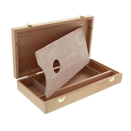 Artist's Wooden Sketch Box with Palette