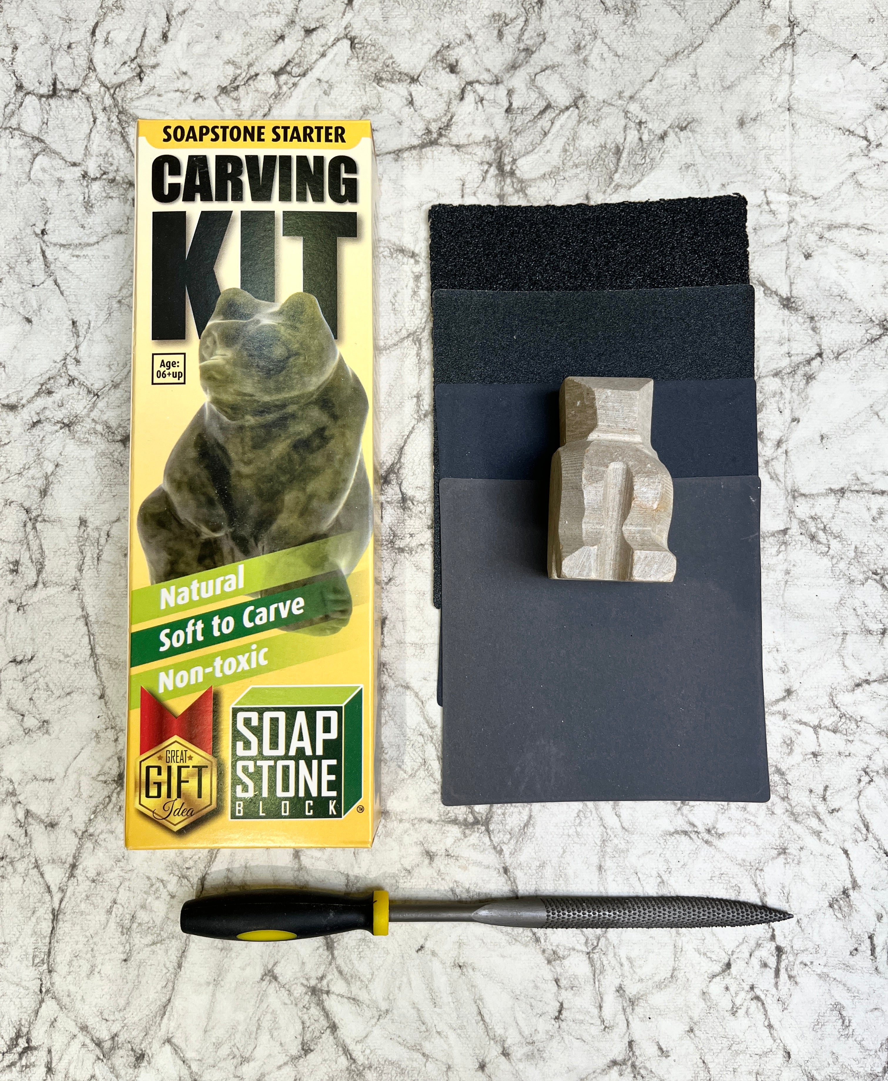 Soapstone Starter Carving Sets