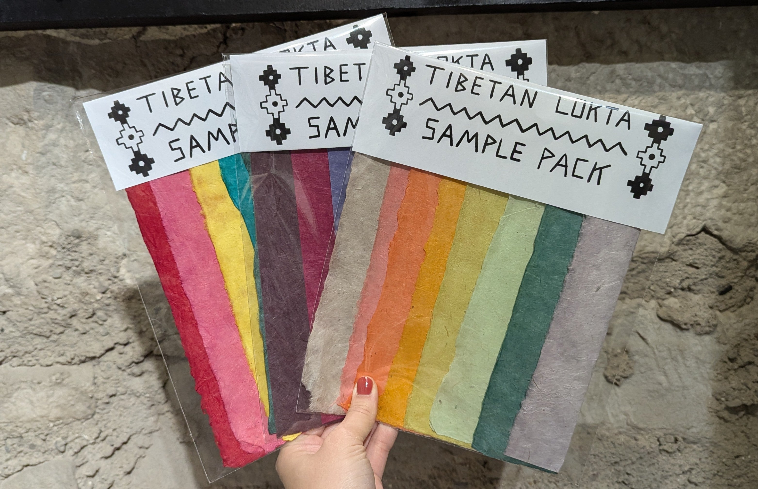 Tibetan Lokta Sample Pack