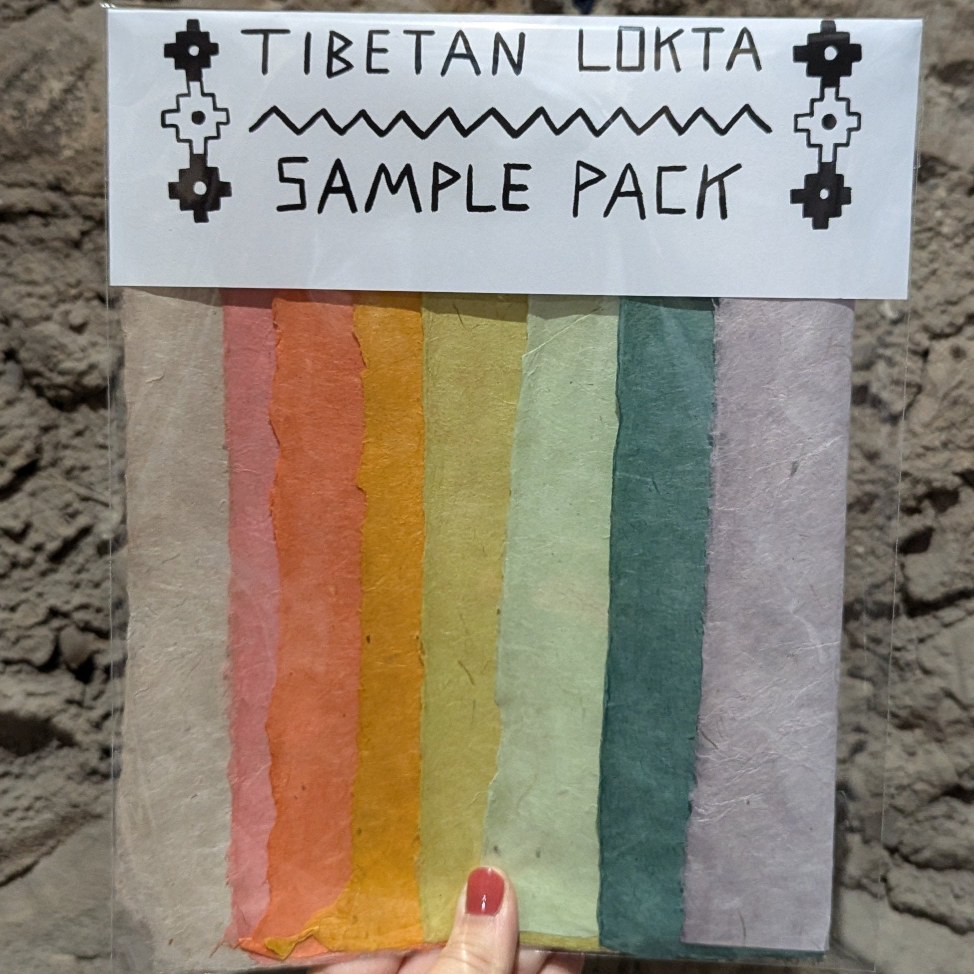 Tibetan Lokta Sample Pack