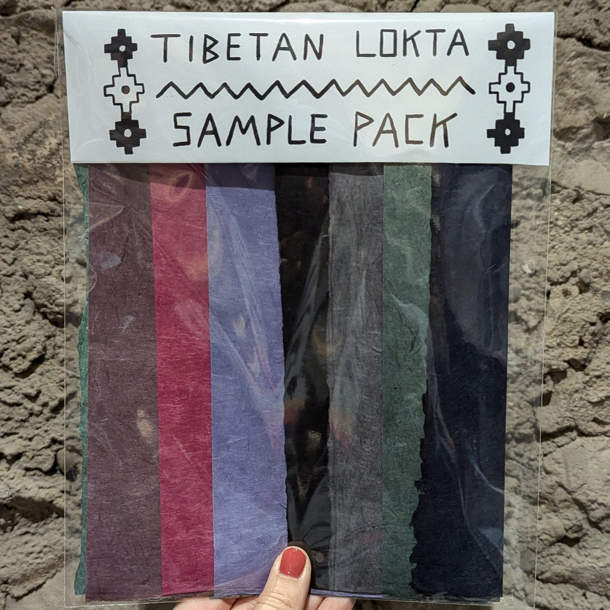 Tibetan Lokta Sample Pack