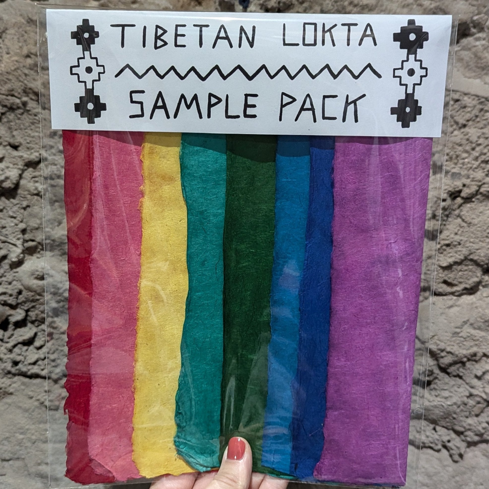 Tibetan Lokta Sample Pack