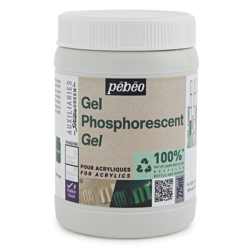 Pebeo Origin Acrylics Phosphorescent Gel 225ml