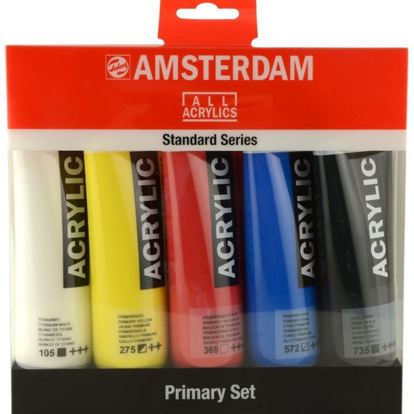 Amsterdam Standard Acrylic 20ml Primary Colors Set of 6